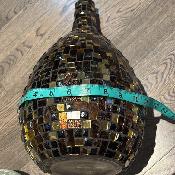 Vintage Mosaic Glass textured Vase - Picture 11 of 15